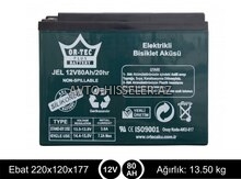 Batareya VOLTA VRLA 12v 80ah